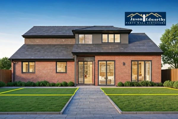 Home extension focusing on boundary line Havant